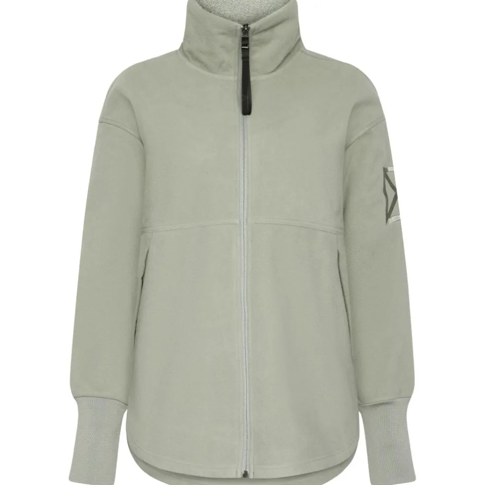 Didriksons Ronja fleece vest dames wilted leaf