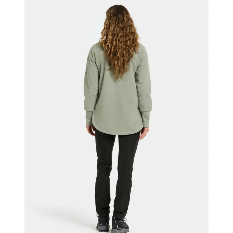 Didriksons Ronja fleece vest dames wilted leaf