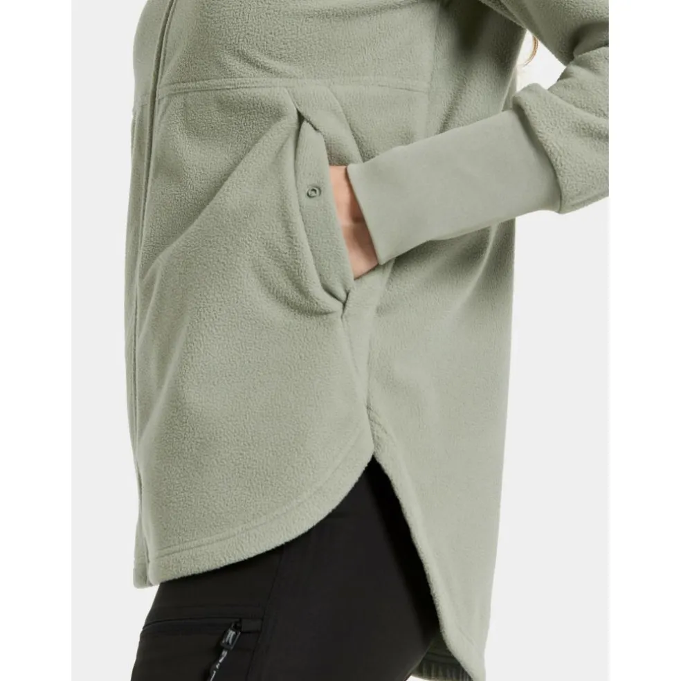Didriksons Ronja fleece vest dames wilted leaf