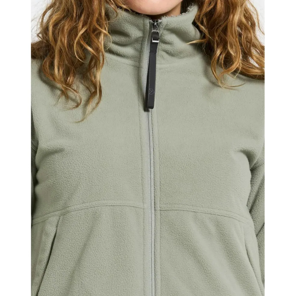 Didriksons Ronja fleece vest dames wilted leaf