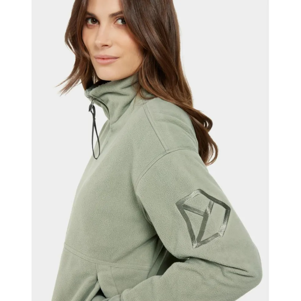 Didriksons Ronja fleece vest dames wilted leaf