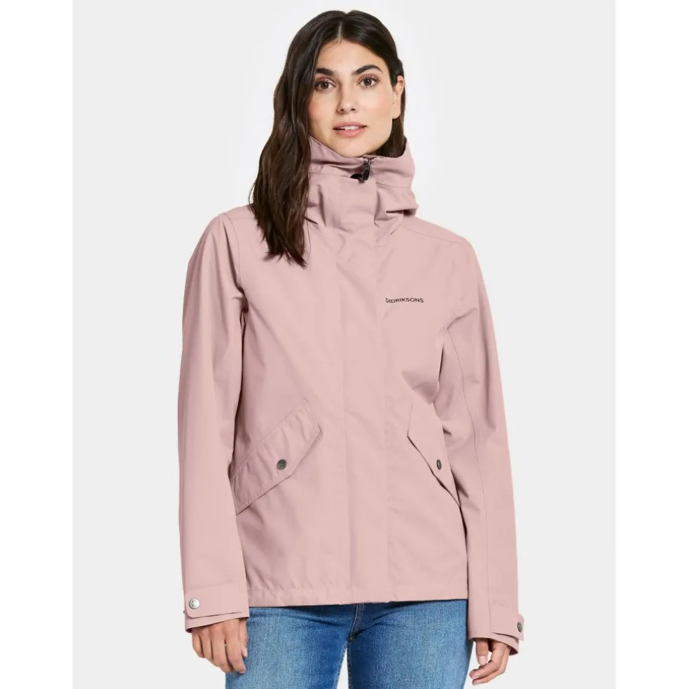 Didriksons Silja softshell jas dames oyster lilac