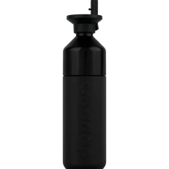 Dopper Insulated thermosfles 580 ml blazing black x flip straw