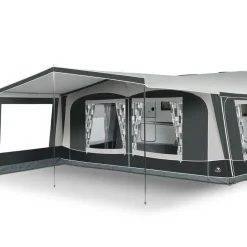 Doréma Locarno Plus voortentluifel 22 mm stalen frame  antraciet