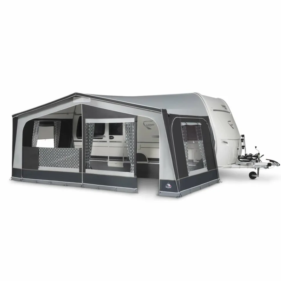 Doréma Monza XL300 voortent 25 mm stalen frame antraciet
