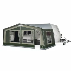 Doréma Monza XL270 voortent 25 mm stalen frame groen