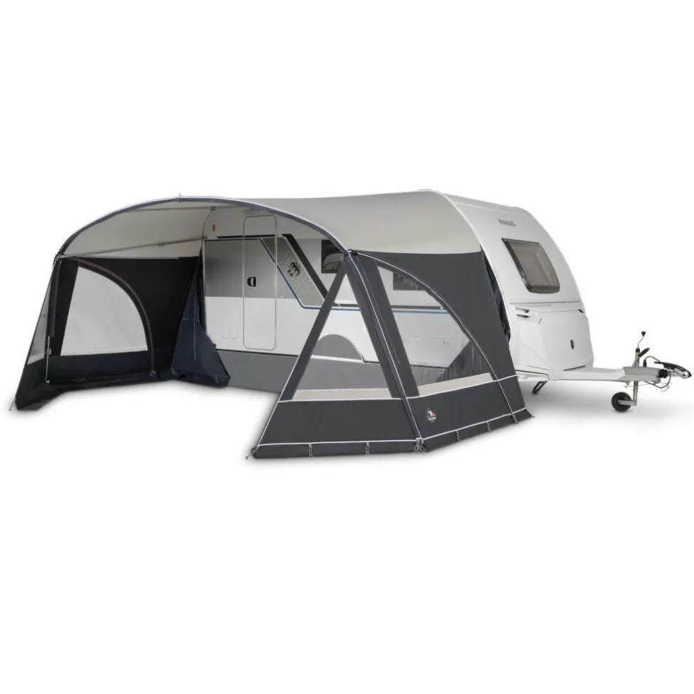 Doréma Porto voortentluifel 28 mm aluminium frame antraciet grijs