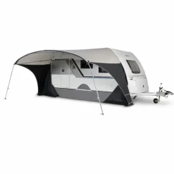 Doréma Porto voortentluifel 28 mm aluminium frame antraciet grijs