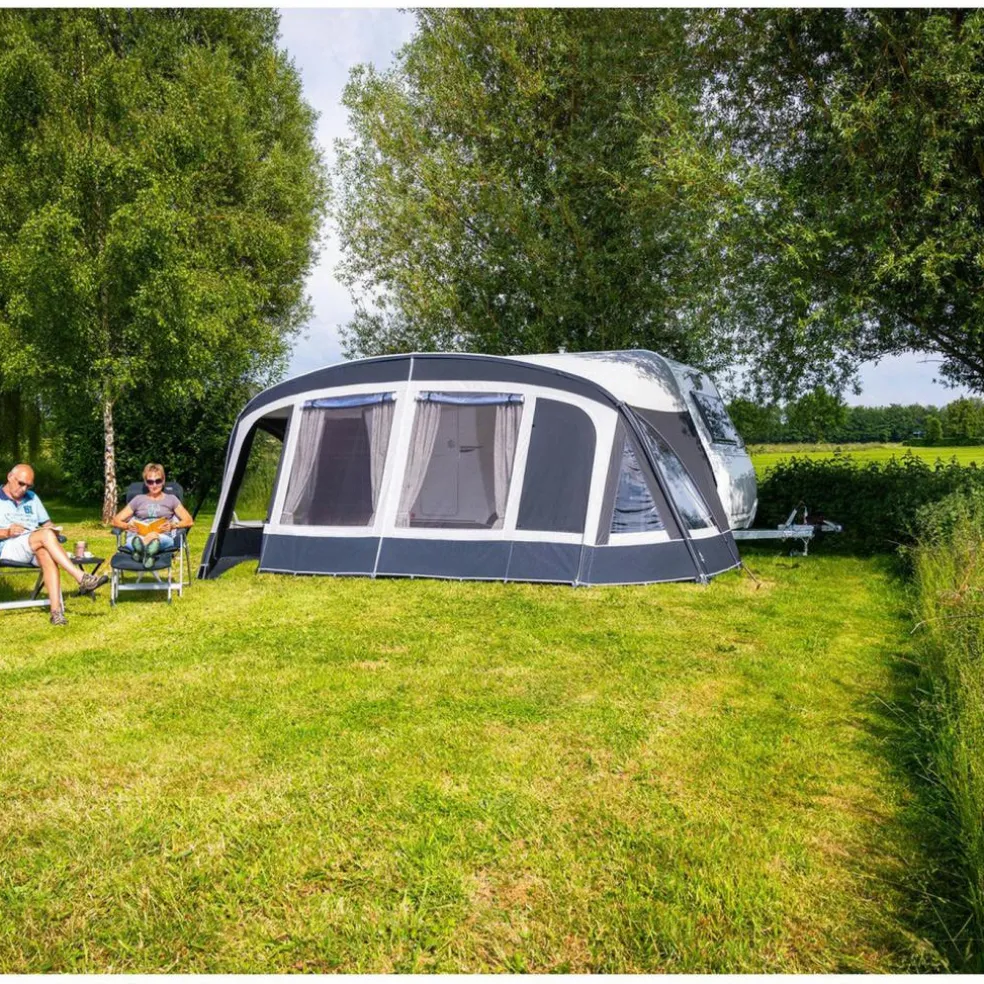 Doréma Porto voortentluifel 28 mm aluminium frame antraciet grijs