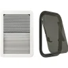 DWS Camping  Klapraam getint inclusief combihor wit 350 x 500  mm