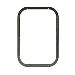 DWS Camping  Klapraam getint inclusief combihor wit 350 x 500  mm