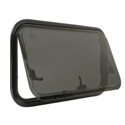 DWS Camping  Klapraam getint inclusief combihor wit 700 x 450  mm