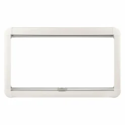 DWS Camping  Klapraam transparant inclusief combihor wit 800 x  400 mm