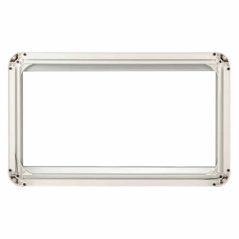 DWS Camping Klapraam transparant inclusief combihor wit 700 x 450 mm