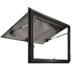 DWS Camping Rechthoekig klapraam inclusief combihor zwart 1000 x 500 mm
