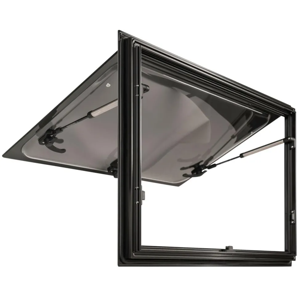 DWS Camping Rechthoekig klapraam inclusief combihor zwart 1000 x 500 mm
