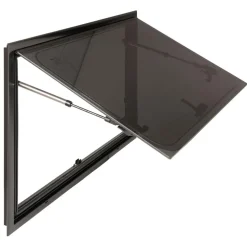 DWS Camping  Rechthoekig klapraam inclusief combihor zwart 500 x 300 mm
