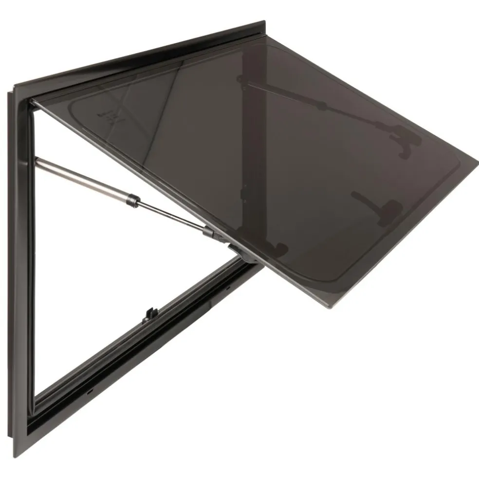 DWS Camping Rechthoekig klapraam inclusief combihor zwart 800 x 400 mm