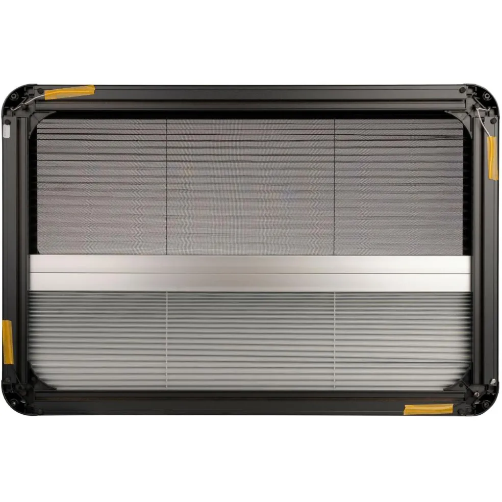 DWS Camping Rechthoekig klapraam inclusief combihor zwart 800 x 400 mm