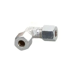 DWS haakse knelkoppeling 8 mm staal