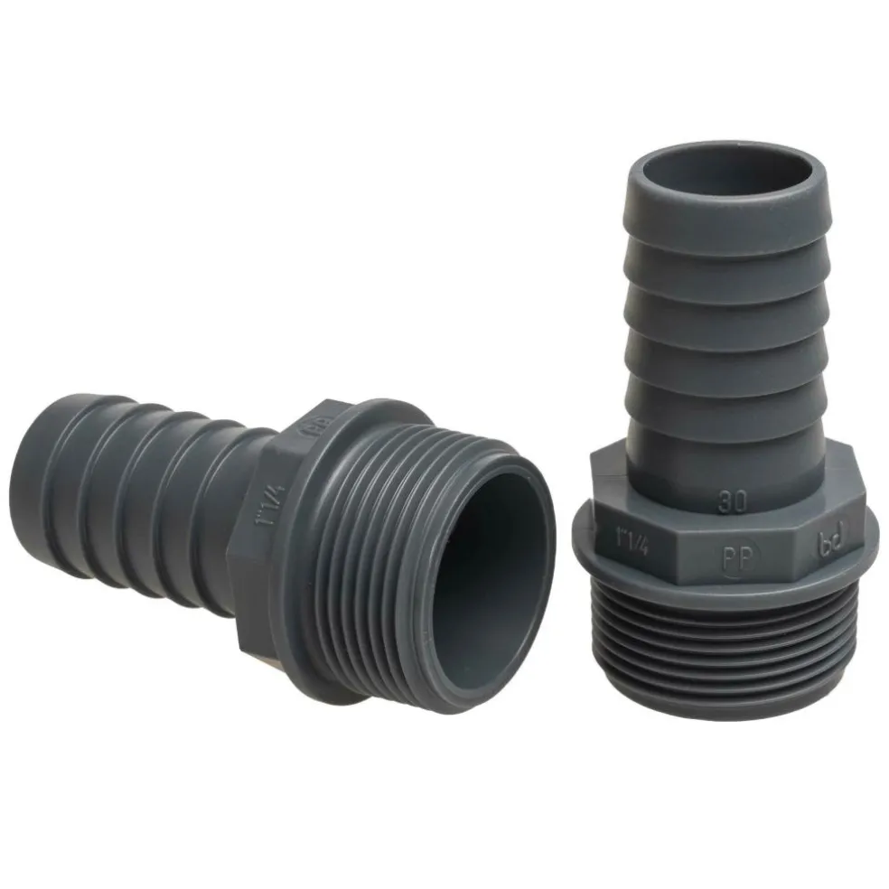 DWS PVC slangtule buitendraad 1 1/4 inch x 30 mm