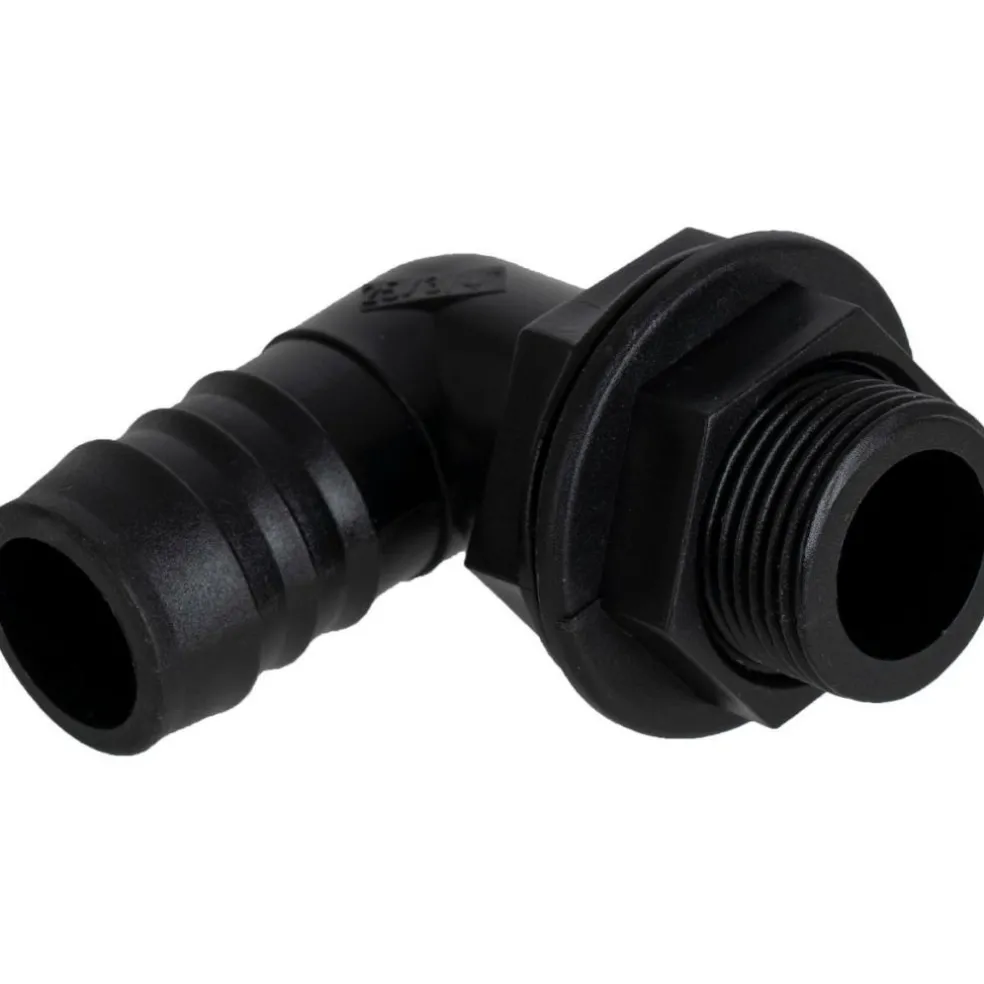 DWS tankdoorvoer haaks 25 mm 3/4"