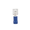DWS Vlakstekkerhuls 6,3 mm blauw per 10 stuks