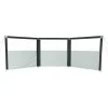 Esvo Sirocco windscherm met ramen 450 x 145 cm