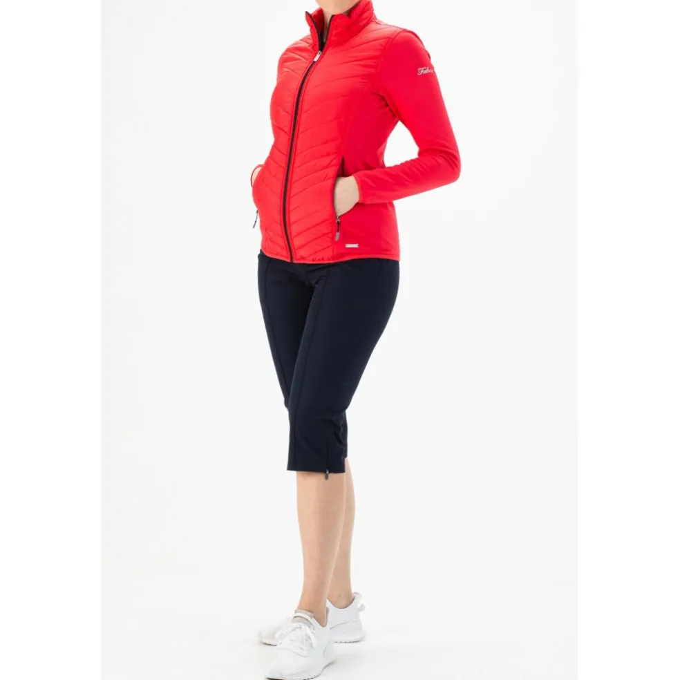 Falcon Laura trainingsjack dames rood