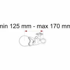 Fiamma Bike-Block Pro S 4 fietsklem deep black