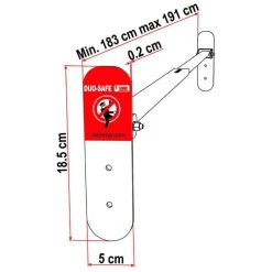 Fiamma Duo-Safe Pro veiligheidsstang