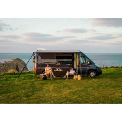 Fiamma F80s 425 cassetteluifel deep black - Royal Grey  V25