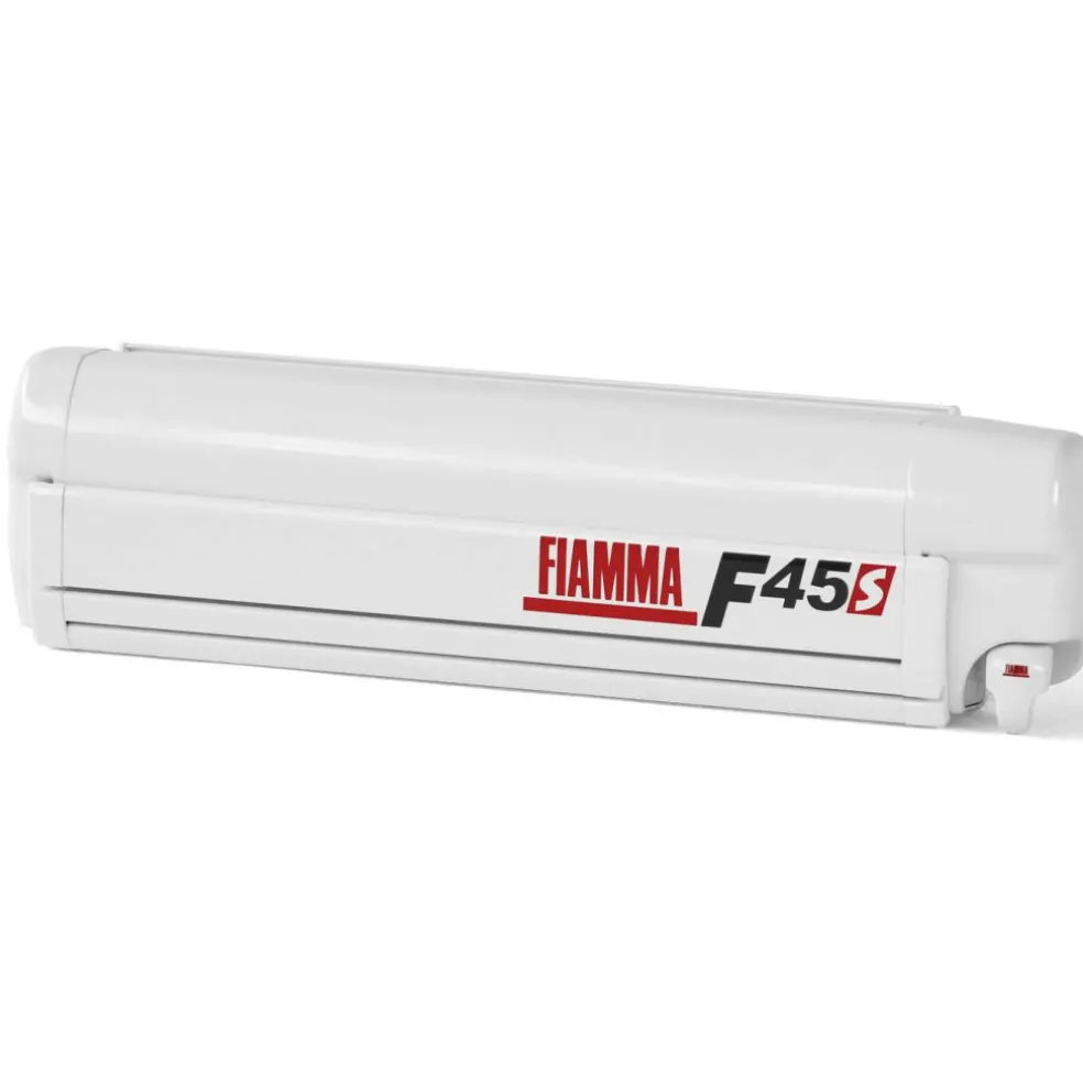 Fiamma F80s 340 cassetteluifel polar white - Royal Grey V25