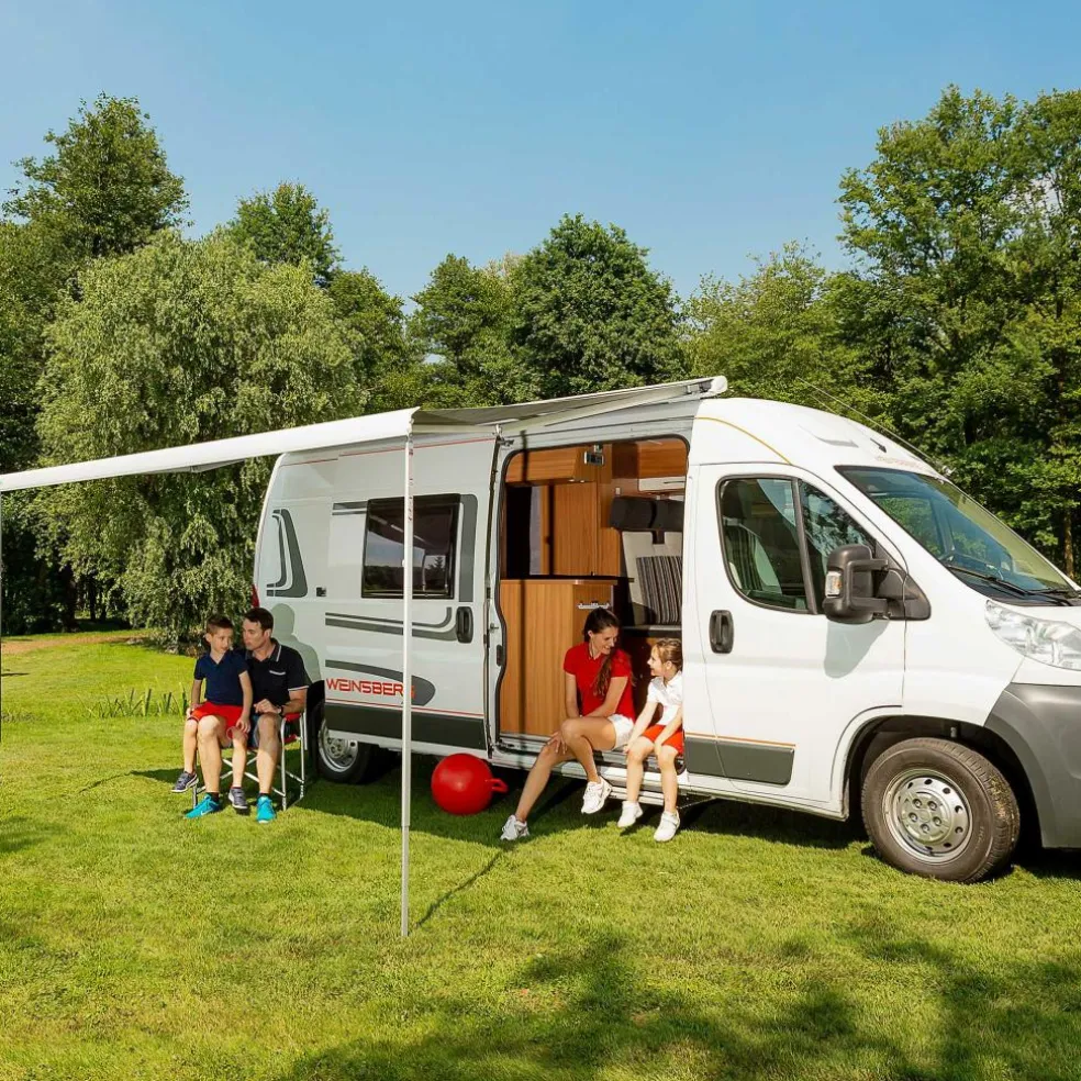 Fiamma F80s 425 cassetteluifel polar white - royal grey