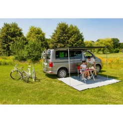 Fiamma F45 S 300 VW Multivan Transporter T5 T6 met C-rail cassetteluifel deep black - Royal grey