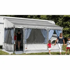 Fiamma F45s ZIP 300 cassetteluifel polar white -  Royal Blue