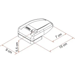 Fiamma Safe Door veiligheidsslot grijs