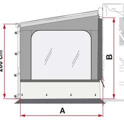 Fiamma Side W Pro Caravanstore F35 zijwand
