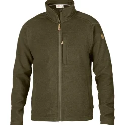 Fjällräven Buck fleece vest heren dark olive