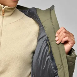 Fjällräven HC Hydratic Padded parka outdoor jack dames  laurel green