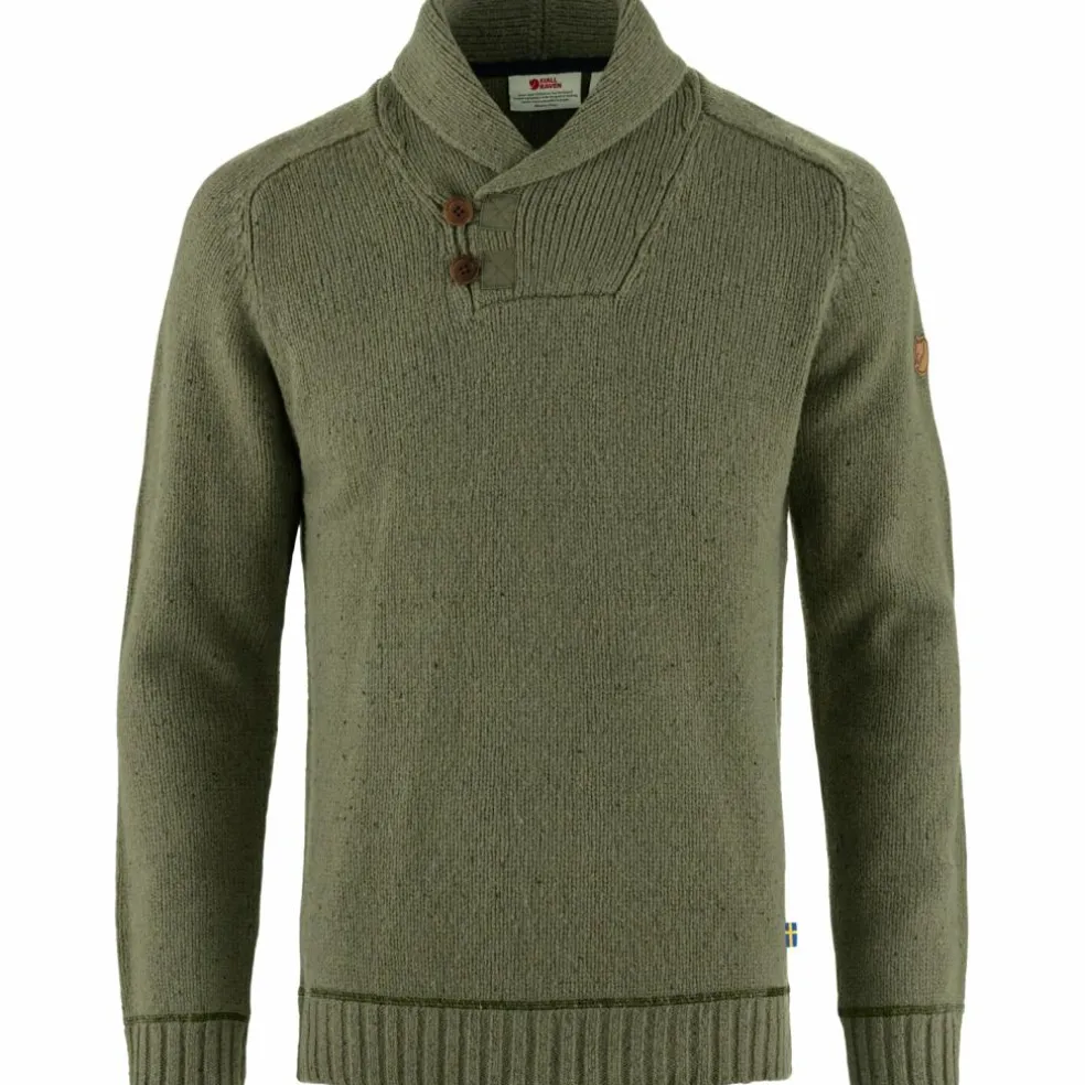 Fjällräven Lada sweater heren laurel green