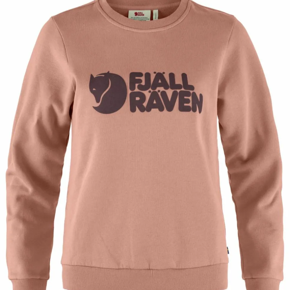Fjällräven Logo sweater dames dusty rose port
