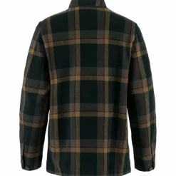 Fjällräven Singi Flannel overhemd heren dark navy wood brown