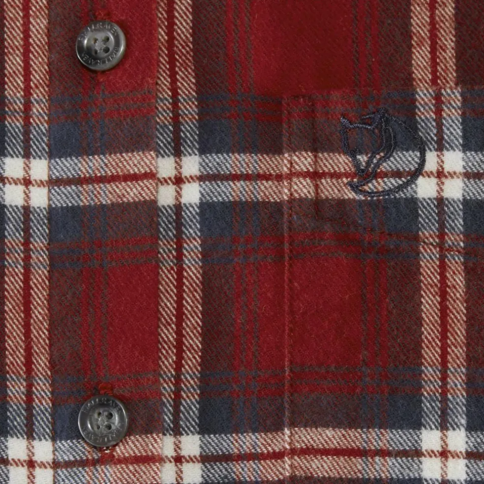 Fjällräven Övik Flannel blouse dames deep red