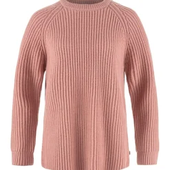 Fjällräven  Övik Rib sweater dames dusty rose