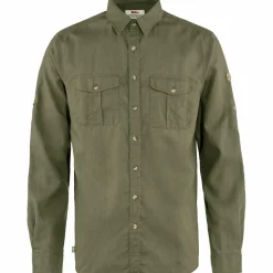 Fjällräven Övik Travel overhemd heren green