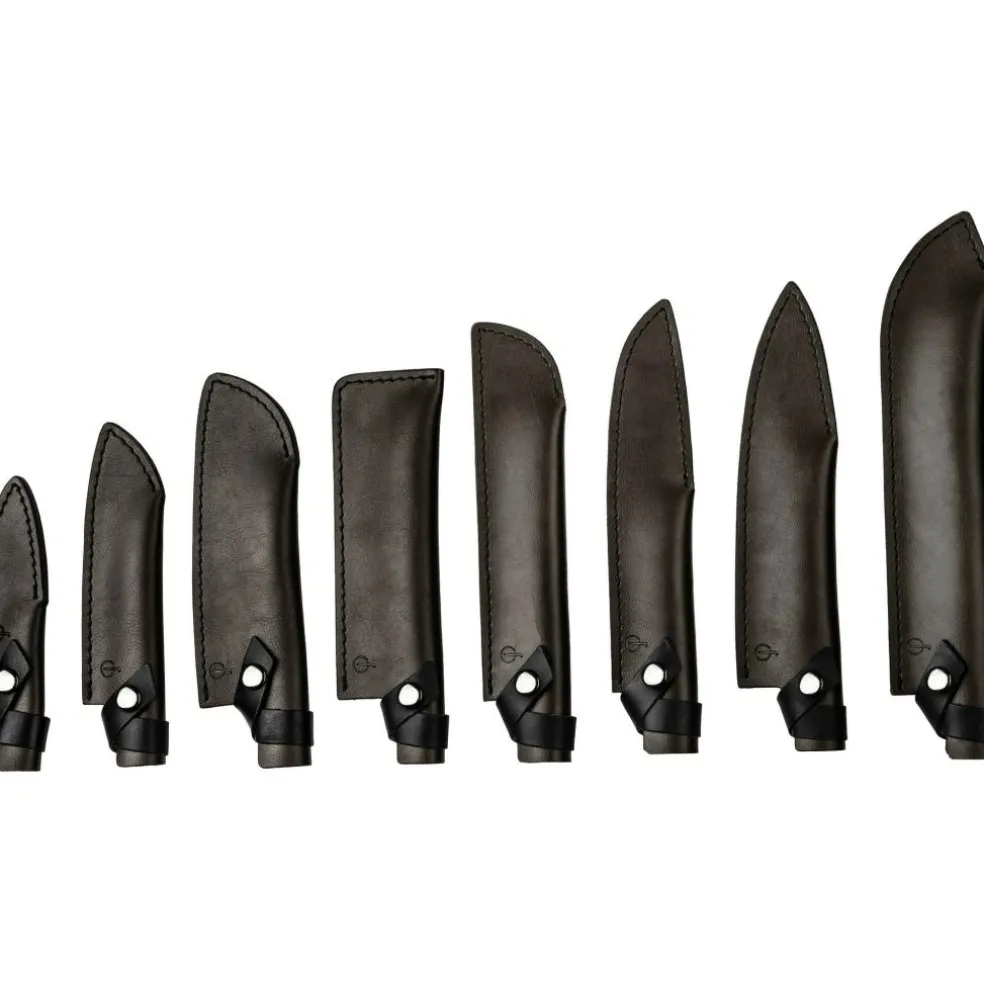 Forged Lederen beschermhoes universeel mes