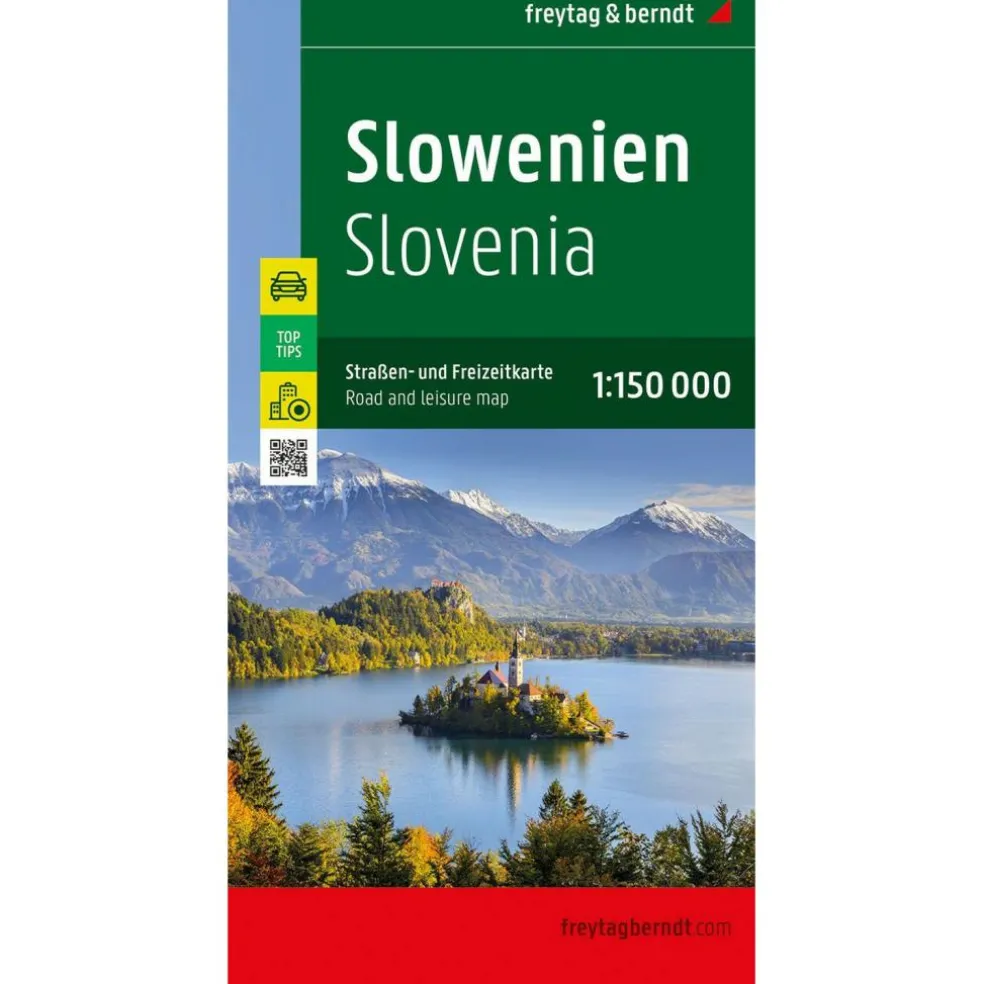 Freytag & Berndt Slovenië vrijetijds- en wegenkaart