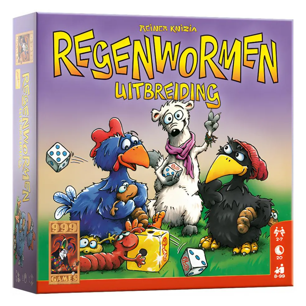 999 Games Regenwormen uitbreiding dobbelspel