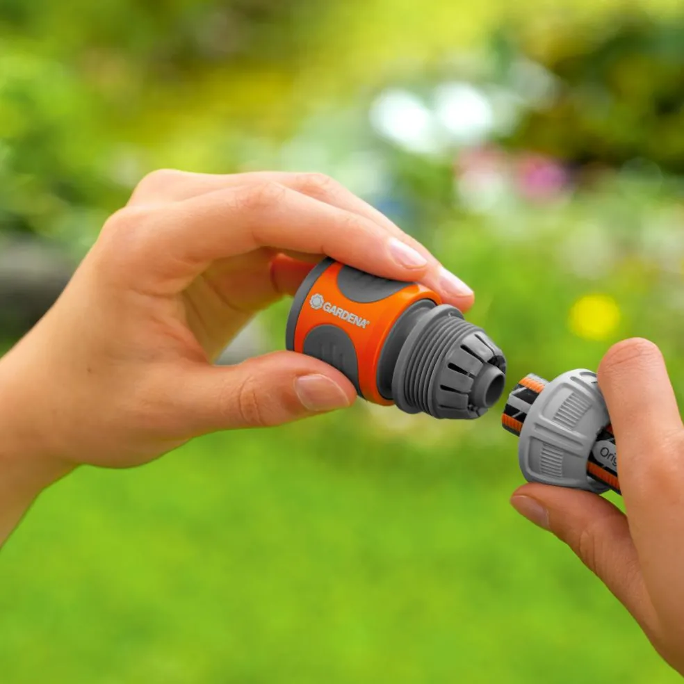 Gardena Slangstuk set 13 - 15 mm oranje zwart